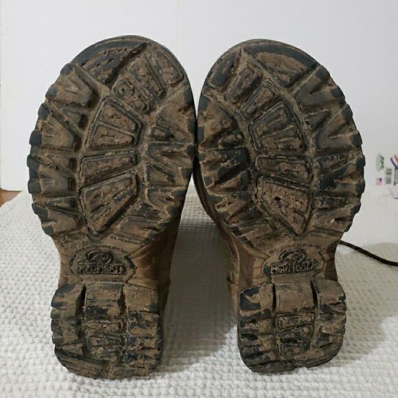 RedHead Woman’s Camo Insulated Water Proof Hard Toe Lace Up Snake Boots Size 6.5 - Picture 9 of 12